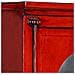 Armadio In Legno Rosso 84x50x194h Cm - Foto miniatura 8