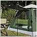 Tenda Istantanea con Catena per la Pioggia per 3 Persone con Rilascio Veloce - Foto miniatura 3