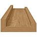 Scaffale da parete con lo scaffale 4 pcs Marrone 40 x 9 x 3 cm - Foto miniatura 8