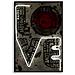 Stampa Con Led Su Tela Love Scritte Pop E Vinile Con Applicazione 3d - Foto miniatura 6