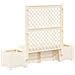 Panchina da Giardino Kopenhagen Bianco 173 x 49 x 135,5 cm PP - Foto miniatura 6