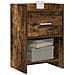 Comodini 2 pcs Rovere Fumo 40 x 30 x 60 cm Legno ingegnerizzato - Foto miniatura 2