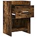 Comodini 2 pcs Rovere Fumo 40 x 30 x 60 cm Legno ingegnerizzato - Foto miniatura 3