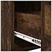Comodini 2 pcs Rovere Fumo 40 x 30 x 60 cm Legno ingegnerizzato - Foto miniatura 7