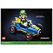 Super Mario 72050 Mario Kart: Luigi e Mach 8, Kit per Adulti con Personaggio Nintendo e Auto, Gadget da Collezione, Regalo per Gamer - Foto miniatura 3