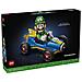 Super Mario 72050 Mario Kart: Luigi e Mach 8, Kit per Adulti con Personaggio Nintendo e Auto, Gadget da Collezione, Regalo per Gamer - Foto miniatura 7