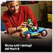 Super Mario 72050 Mario Kart: Luigi e Mach 8, Kit per Adulti con Personaggio Nintendo e Auto, Gadget da Collezione, Regalo per Gamer - Foto miniatura 39