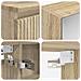 Set di mobili per il bagno 4 pcs Rovere Sonoma - Foto miniatura 4