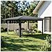 Gazebo senza Parete Laterale 4 x 4 m Grigio chiaro e Antracite - Foto miniatura 2
