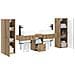 Set di mobili per il bagno 5 pz Rovere Artigianale - Foto miniatura 5