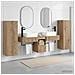 Set di mobili per il bagno 5 pz Rovere Artigianale - Foto miniatura 10