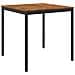 Tavolo Bar da Giardino Naturale e Nero 110 x 108,5 x 105 cm - Foto miniatura 1