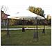Gazebo in Polyrattan / Metallo mod. Ibiza Telo di copertura Beige 3X3 Mt - Foto miniatura 1
