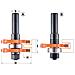Set 2 Frese X Incastri Hw Z3 S=12 D=47.6x6.35/19x71 Dx 900.626.11 - Foto miniatura 1