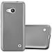 Custodia Compatibile Con Nokia Lumia 550 In Grigio Metallico - Coperchio Protettivo In Silicone Tpu Flessibile - Foto miniatura 2