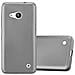 Custodia Compatibile Con Nokia Lumia 550 In Grigio Metallico - Coperchio Protettivo In Silicone Tpu Flessibile - Foto miniatura 1
