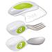 Posate Per Bambini Per I Bambini Neonati Da 1 A 5 Anni 3 Pezzi Coltello Forchetta E Cucchiaio Easy Grip E Dal Design Ergonomico Per Auto-alimentazione (lime Green)  - Foto miniatura 1