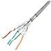 S / FTP- (PiMF) Cable Cat. 6 / Class E, Solid Wire, AWG 23 100 m, 100 Ohm, 10 cm, PVC - Foto miniatura 1