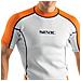 Sottomuta Fit Short Uomo 2mm Xxxl Bianco / arancione - Foto miniatura 2