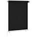 Tenda A Rullo Per Esterni 100x140 Cm Nera - Foto miniatura 1