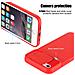 Cadorabo Custodia Compatibile Con Apple Iphone 6 / 6s In Opaco Rosso - Coperchio Protettivo In Silicone Tpu Flessibile E Con Protezione Per La Fotocamera - Foto miniatura 4