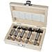 Kit 5 Frese Fresa Legno Gambo 8 10 Mm Cerniere Misure 15 20 25 30 35mm - Foto miniatura 1