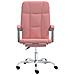 Poltrona Da Ufficio Reclinabile Rosa In Similpelle - Foto miniatura 3