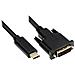 Alcasa Gc-m0110 2m Usb C Dvi-d Nero Cavo E Adattatore Video - Foto miniatura 1