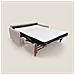Edgar Divano letto matrimoniale in tessuto felis impermeabile T03 180 cm (mat. 140x197) beige - Foto miniatura 2