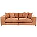 Divano 3 Posti Glorvika Ii Tessuto Arancione - Foto miniatura 3