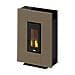 Grace 7 stufa Libera installazione Pellet Nero, Bronzo - Foto miniatura 1
