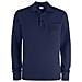 Basic Polo L /s Pocket Blu Scuro Xs - Foto miniatura 1