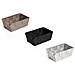Contenitore Rattan Decorativo Cestino Portaoggetti 15x10x5 Vari Colori 15x10x5 Grigio - Foto miniatura 2