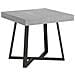 Tavolo allungabile 90x90/194 cm Zeplir cemento gambe antracite - Foto miniatura 1