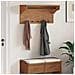 Appendiabiti Da Parete Sandnes 87x30x42 Cm In Legno Di Pino - Foto miniatura 3