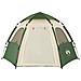 Tenda da Campeggio Cabina 4 Persone Verde a Rilascio Rapido - Foto miniatura 5