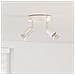 Faretti da soffitto 2 Vie Regolabile Nichel Spazzolato GU10 - Foto miniatura 2