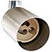 Faretti da soffitto 2 Vie Regolabile Nichel Spazzolato GU10 - Foto miniatura 8