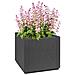 Fioriera da Giardino Grigio Scuro 36x36x35 cm in PP - Foto miniatura 2