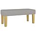 Giroletto a Molle con Materasso Grigio Chiaro 90x190 cm Tessuto - Foto miniatura 7