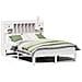 Letto Libreria senza Materasso Bianco 135x190 cm Legno di Pino - Foto miniatura 1