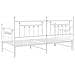 Struttura Letto Giorno con Letto Escluso Bianco 107x203 cm Acciaio - Foto miniatura 8