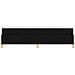 Letto a molle con materasso Nero e Bianco 90 x 200 cm Tessuto - Foto miniatura 8