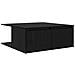 Tavolino da salotto with Drawer Rovere nero 80 x 80 x 31 cm - Foto miniatura 1