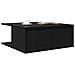 Tavolino da salotto with Drawer Rovere nero 80 x 80 x 31 cm - Foto miniatura 3