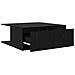 Tavolino da salotto with Drawer Rovere nero 80 x 80 x 31 cm - Foto miniatura 5