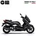 Adesivi Gel 3D Protezioni Boomerang Compatibili Con Yamaha Xmax 250 2014-2016 Nero-Rosso - Foto miniatura 3