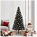 Albero di Natale con 300 LED con supporto Nero 180 cm PVC - Foto miniatura 2