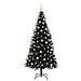 Albero di Natale con 300 LED con supporto Nero 180 cm PVC - Foto miniatura 3