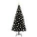 Albero di Natale con 300 LED con supporto Nero 180 cm PVC - Foto miniatura 4